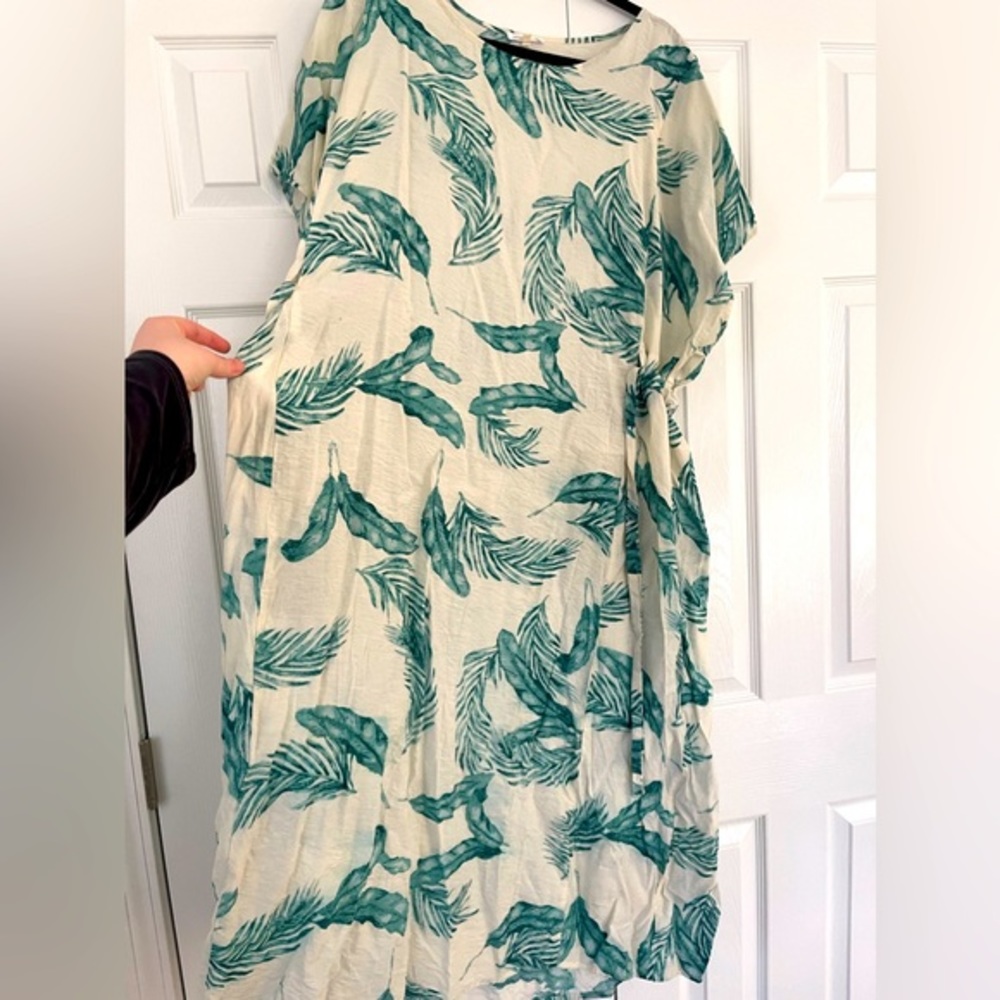Linen Beach Dress/ Coverup size 1x
